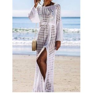 Blogger fave!! Cover Dresses Bikini Cover-ups Net Long Skirt eyelet Beach Vaca